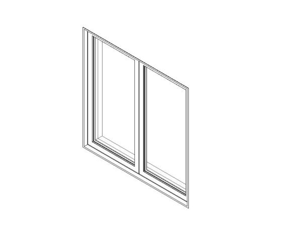 Double Casement Window French - Marvin Ultimate Revit family | BIM Library