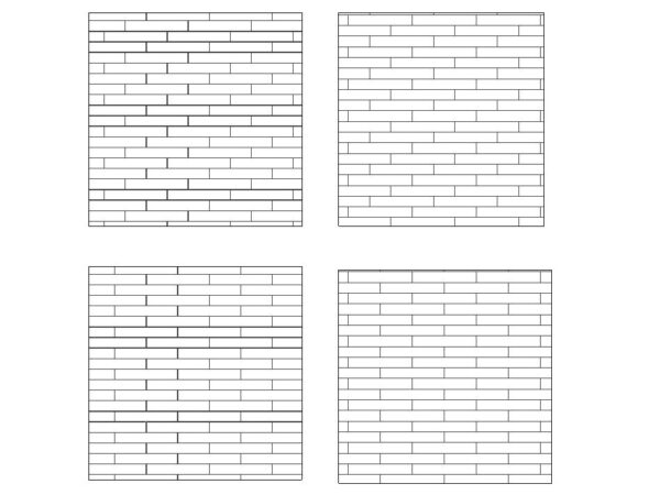 Revit Fill Pattern Brick 6x36 [model]