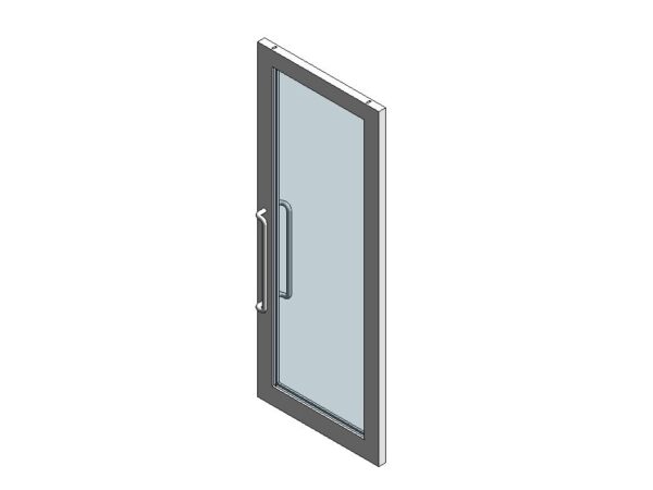 Curtain Wall Door Medium Stile