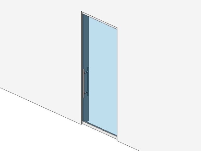 Glass Door Top Bottom Rail Low Profile