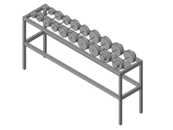 Gym Rack With Weights