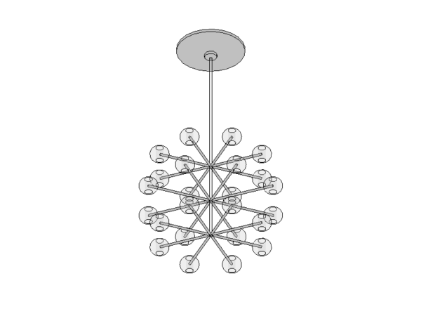 Chandelier Bubbles Modern
