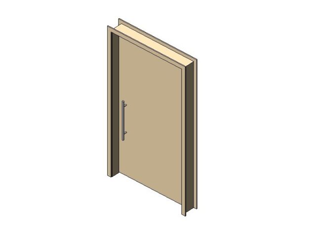 Pivot Door Solid