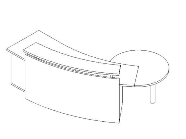 Reception Desk Curved