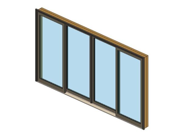 Sliding door 4 panel